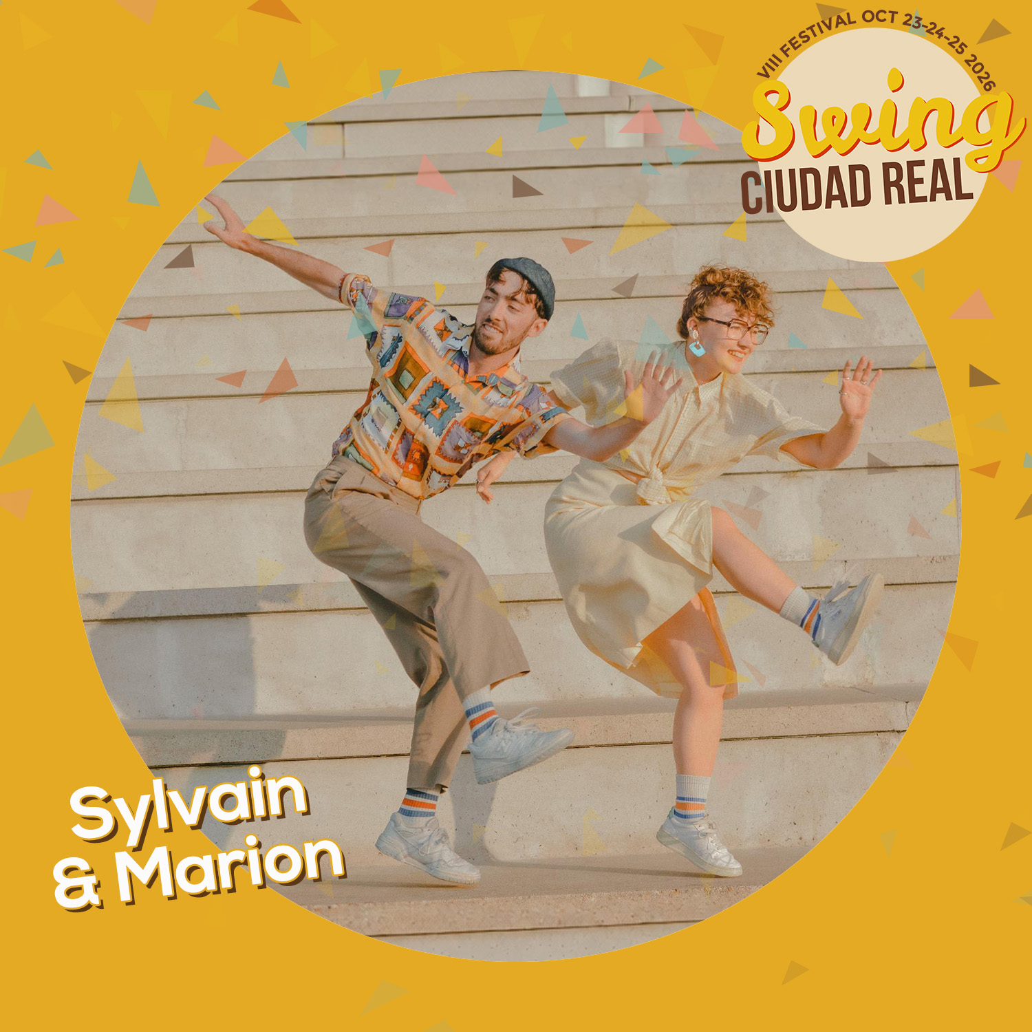 Sylvain y Marion profes de lindy VIII Festival de Swing de Ciudad Real